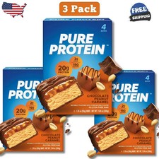 Pure Protein Pure Protein Bars, High Protein, Chocolate Peanut Caramel, 12 Count picture