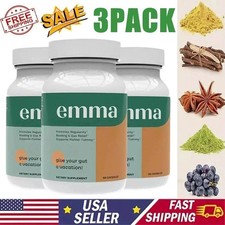 3 Pack Emma Gut Health Supplement 180 Capsules for Bloating Relief & Leaky Gut picture