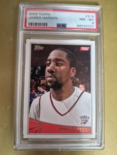 2009 Topps James Harden Rookie Card #319 - PSA 8 NM-MT (Oklahoma City Thunder)RC picture