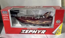 Nikko Zephyr Speed/Racing RC Boat 27MHz 1:30 Electric,  Red  300073 picture