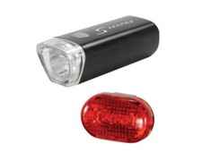 Serfas Starter Combo LED Cycling Headlight / Tail Light - Bicycle Light Kit  picture
