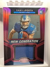 2023 Panini - New Gen Jerseys Sam LaPorta #NGJM-17 Mirror Pink /299 (MEM, RC) picture