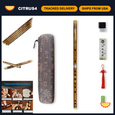 D Key Bamboo Flute for Beginners - Free Membrane, Glue & Protector Set - Traditi picture