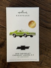 HALLMARK 2026 CHEVROLET 1976 CHEVELLE LAGUNA S-3 ORNAMENT picture