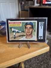 1956 TOPPS White BACK #79 SANDY KOUFAX SGC 3 Dodgers HOF picture