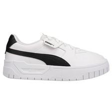 PUMA Cali Dream Leather Trainers Lace Up  Womens White Sneakers Casual Shoes 383 picture