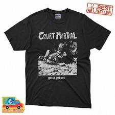 New Court Martial Gotta Get Out – Trapped in Chains, Tried by Fire T-Shirt S-5XL picture