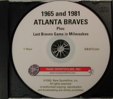 1965 & 1981 Atlanta Braves, plus Hank Aaron's 715th Home Run on DVD picture