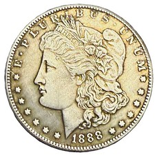 1888-S Morgan Silver Dollar 90% Silver Low Mintage 657,000 San Francisco picture