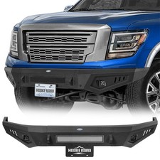 Offroad Steel Front Bumper w/ Led Lights Fit 2017-2024 Nissan Titan Truck Pickup picture