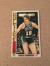 VINTAGE 1976-77 TOPPS DAVE COWENS #30 EX + OLD BOSTON CELTICS picture