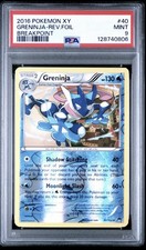 2016 POKEMON XY GRENINJA-REV.FOIL BREAKPOINT PSA 9 picture