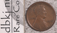 1914 S - Lincoln Wheat 1¢ Cent Penny - VG - Very Good dbkjA picture