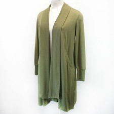 ATHLETA Designed San Francisco Plus Green Soft Pranayama Wrap Long Cardigan 1X picture