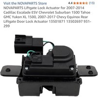 Liftgate Lock Actuator Trunk Latch Compatible picture
