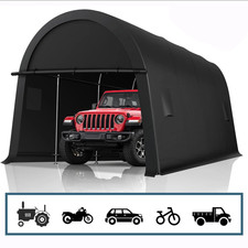 Carport 10x20FT Heavy Duty Canopy Waterproof Outdoor Storage Shed Metal Car Tent picture