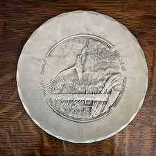 Wendell August Forge Golden Eagle Endangered Species Handmade Metal Plate picture