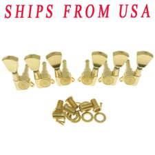 US SHIPPING Wilkinson 3x3 E-Z Post Guitar Tuners for Les Paul or Acoustic Gold picture
