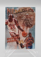 1995 Topps Stadium Club Nemeses Michael Jordan Joe Dumars #N10 Chicago Bulls  picture