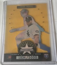 Donruss 1994 Studio Gold Series Stars Frank Thomas White Sox 3/10 #1834/5000 picture