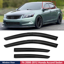 Fit 2008-2012 Honda Accord Sedan Mugen Style Window Vent Visor Rain Guards Shade picture