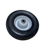 Heavy Duty 10-Inch Solid Rubber Flat Free Tubeless Wheel 3.5