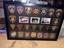NY Police Patch Display  picture