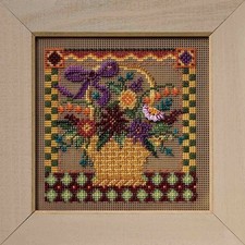 MILL HILL Buttons Beads Kit Counted Cross Stitch AUTUMN BASKET MH14-8206 picture