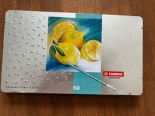 Stabilo Carb-Othello Pastel Pencil 60 Color Set Used picture