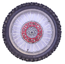 2014 Honda CRF450R Rear Wheel 19x2.15 Complete Rotor Tire Hub Sprocket OEM DID picture
