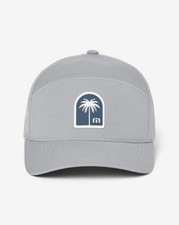 TravisMathew Men's Travel List Adjustable Snapback Hat Cap, Sleet picture