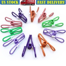Colorful Metal Bag Clips 10 Pack Durable Food Clips Strong Grip Kitchen Laundry picture