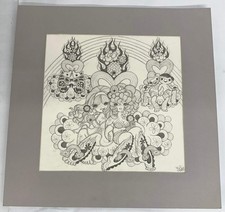 Junko Mizuno Original Art Pencil Drawing Kawaii Japanese Pop Surrealism picture