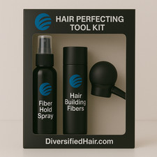 Diversified Hair™ Fibers + Spray Applicator + Fiber Hold Spray Bundle picture