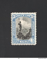 MALTA 1926 SC #145 3sh Mint NH MNH OG UMM Well Centered CV$23 picture