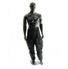 Black Hairy Pants Gorilla Monkey Legs Ape Furry Adult Animal Halloween Costume picture