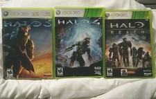 Halo 3 Halo 4 And Halo Reach Xbox 360 Bundle CIB picture