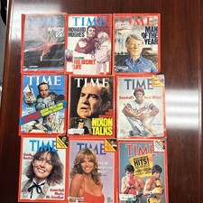 Lot of 9 Vintage TIME Magazine From the 1970s, 1982 picture