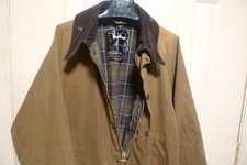 BARBOUR -A821 CLASSIC MOORLAND JACKET - SYLKOIL - SANDSTONE - MADE IN THE UK -48 picture