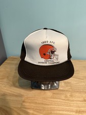Cleveland Browns 1989 Central Division Champs NFL Sports Hat Snapback Vintage picture