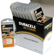 Duracell Activair Hearing Aid Batteries :Size 13(60 Batteries) Fresh Exp-2029 picture