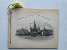 Quaint New Orleans, Antique Book Portfolio of Photos c 1920, 16 Photogravures picture