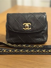 CHANEL Vintage Waist Bag Fanny Pack CC Lambskin Waist Bag Pouch Bum Bag picture