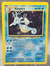 Kingdra 8/111 Rare Neo Genesis Pokemon Unlimited Edition Holo MP picture