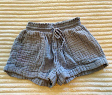 Aéropostale Women's Gauze Cotton Shorts Drawstring Elastic Waist XS picture