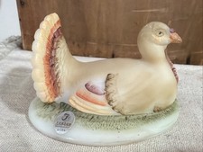 Fenton Hand Painted Burmese Glass 