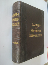 Cabinet Of Catholic INFORMATION LG BOOK PICTORIAL 1903 picture