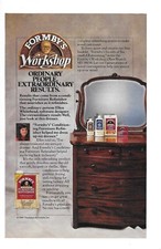 1989 Formby's Workshop Furniture Refinisher Vintage Print Advertisement picture