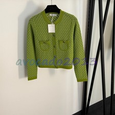 Sandro Women Autumn Jacquard Hollowed-out Long Sleeve Knitted Cardigan picture