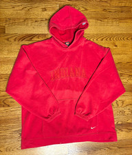 Vintage Indiana Hoosiers Nike Sweatshirt Mens XL Red 90s Spell Out picture
